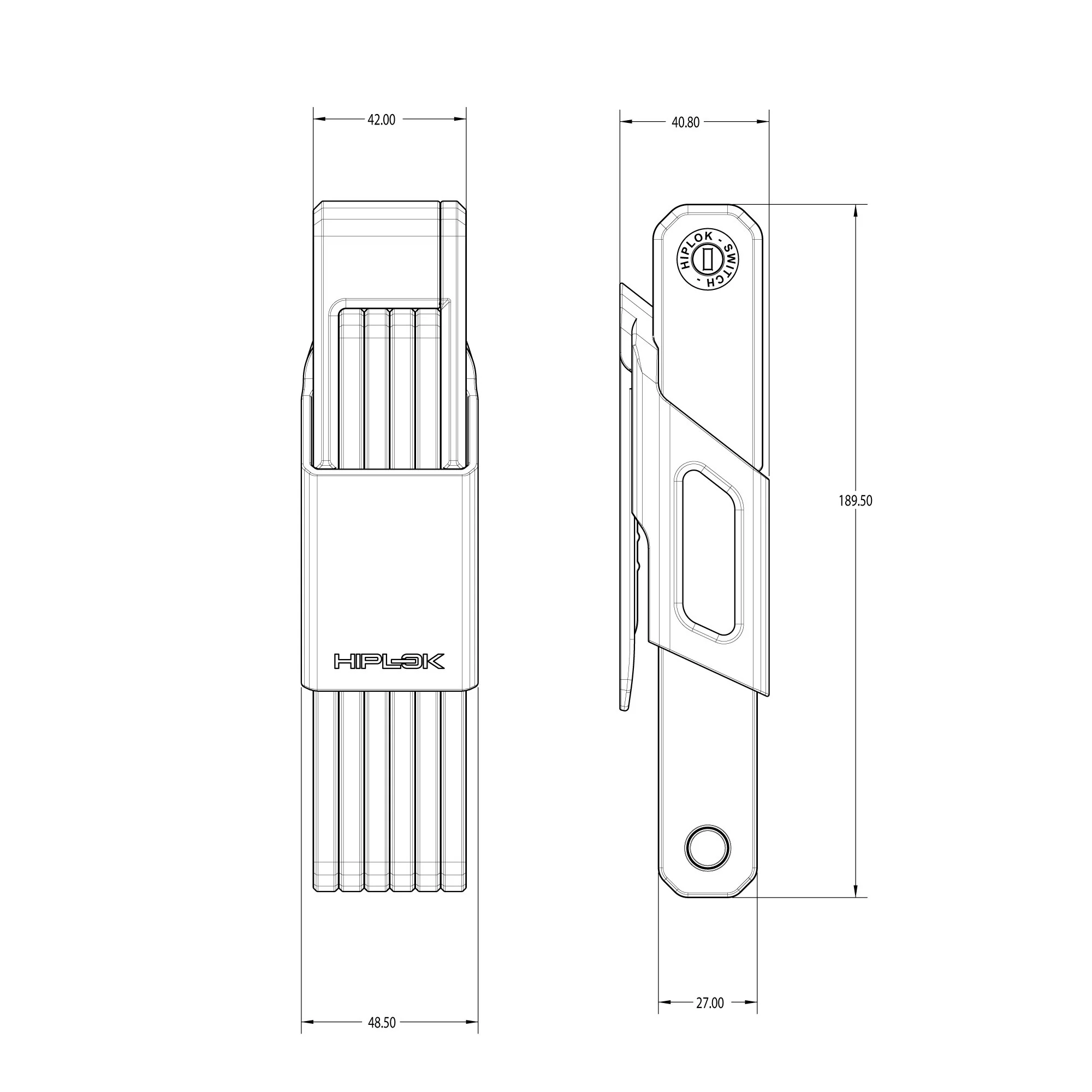 Hiplok SWITCH 85 - Folding Bike Lock - Image 17